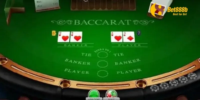 Luật về rút thêm bài khi chơi game Baccarat 